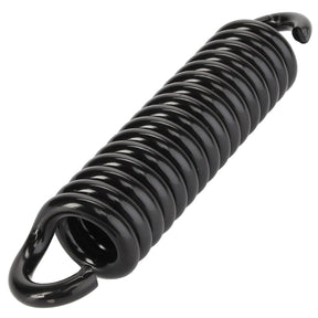The AGCO Spring - Acp0379130 is a black, coiled metal compression spring with closed loops at both ends, ideal for industrial or mechanical use. No current product description available.
