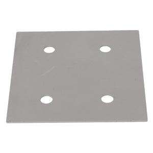 The AGCO WEAR SHIM - AG260930 is a gray rectangular metal plate featuring four evenly spaced holes. No further product description information is available at this time.