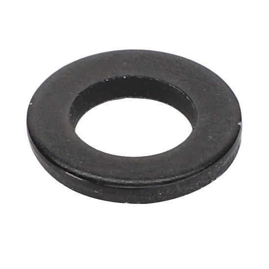 A black metal washer with a central hole, displayed on a white background. Product Name: AGCO | Flat Washer - Acw6056440 by the brand AGCO. No current product description information is available.