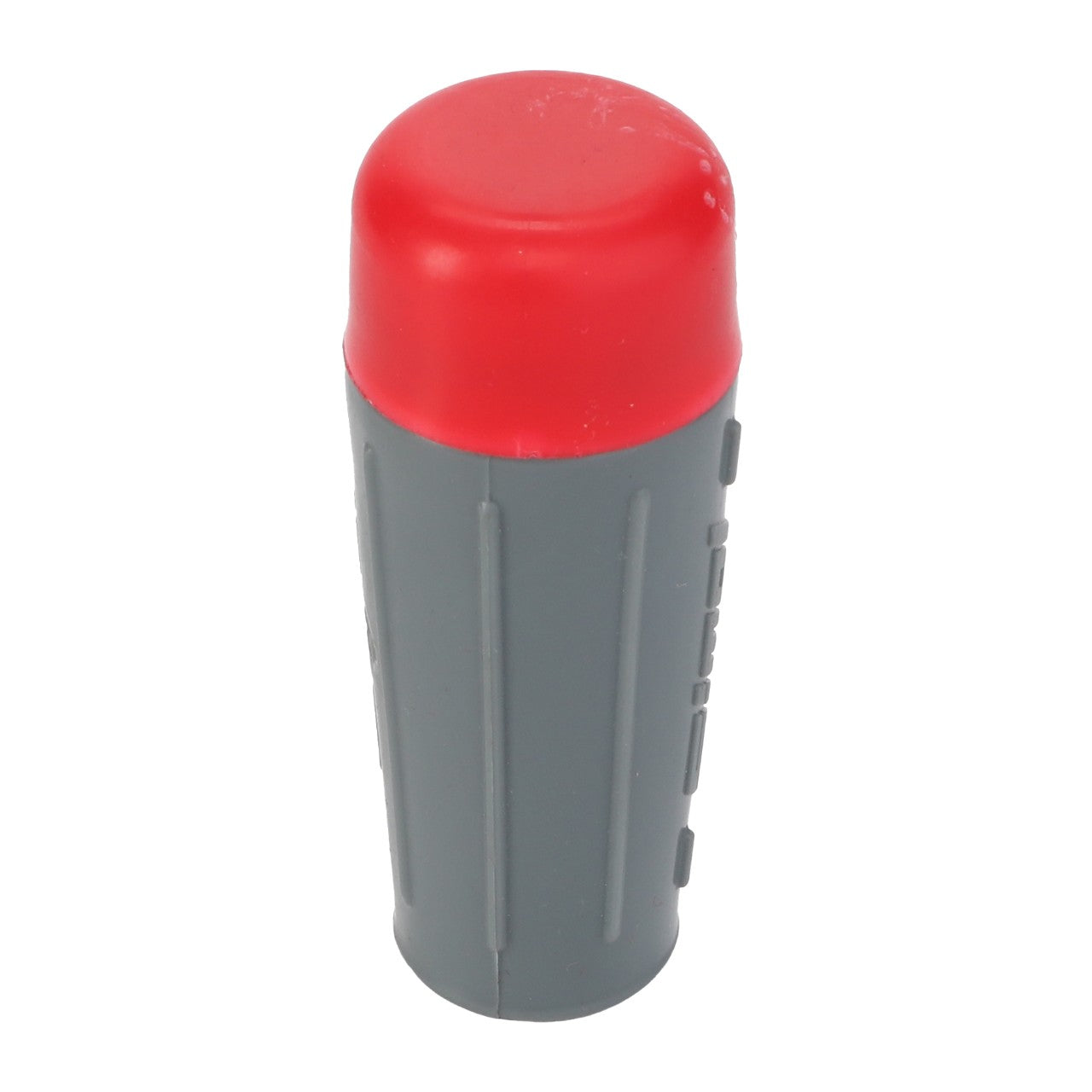 A compact, cylindrical AGCO Handle (model number 0944-94-22-00) featuring a red cap and gray body, designed for storage purposes, and echoing the robust design found in Massey Ferguson equipment.