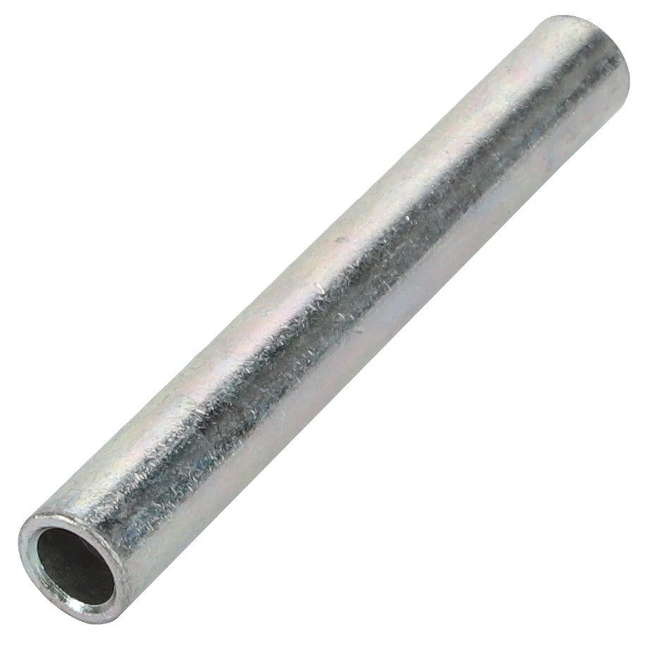 The AGCO Spacer - La300136186, a cylindrical metal tube featuring a hollow center, displayed against a white background.