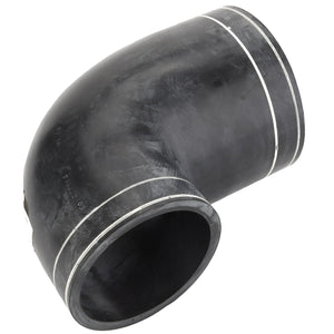 An image of the AGCO | Hose - Acw1973180 elbow pipe fitting in black, featuring a smooth, curving surface with standard markings/rings visible. No current product description is available.