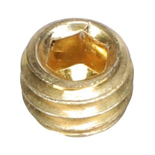 Close-up image of the AGCO | ORIFICE - AG427356, a small, metallic threaded insert with a hexagonal recess designed for an Allen key. No current product description information is available.