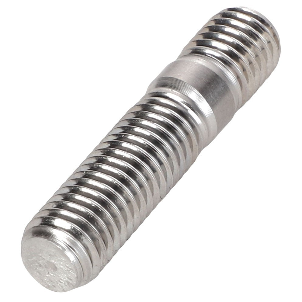 A close-up image of the AGCO Stud Bolt - Acw3519970, showcasing its double-ended threaded design with threads on both ends and a smooth central section. The stud is made of metallic material and has a cylindrical shape. No current product description information is available.