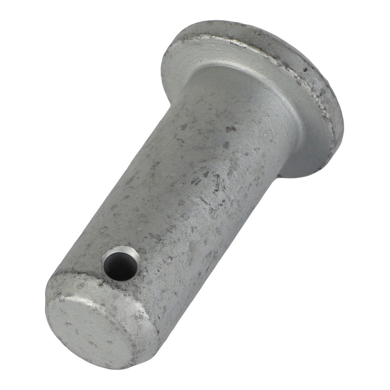 The AGCO | Clevis Pin - Acw106645A by AGCO is a durable hardware fastener featuring a metal pin with a flange at one end and a small hole near the other, ideal for use in various construction projects.