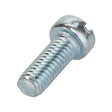 A close-up of the AGCO Screw Unf - 377024X1 showcases its metallic, slotted hex head, threaded body with a shiny finish, set against a white background. This durable screw is ideal for various tractor parts and is compatible with Massey Ferguson models.