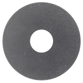 A circular metal washer with a central hole, viewed from above against a white background, resembling components found in Massey Ferguson models, specifically the AGCO Adjusting Shim - 3384231M1.
