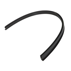 A curved, black windshield wiper blade refill with a slim, rubber design, isolated on a white background. Product Name: AGCO | Gasket - Acw0470970, Brand Name: AGCO. No current product description information is available.