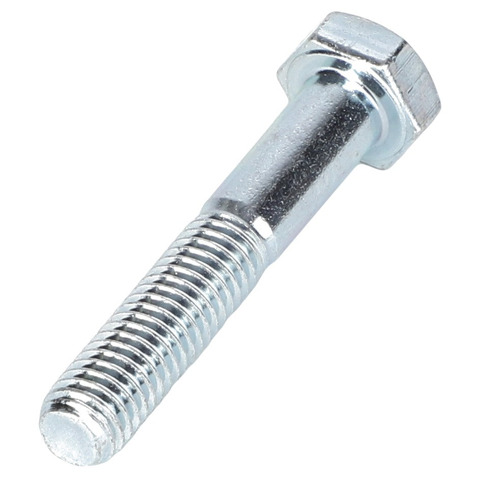 Currently, there is no product description for the AGCO Hexagonal Head Bolt - 0901-10-77-00 with a threaded shaft shown against a white background.