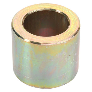 An AGCO Spacer Bushing - Fel140431, branded by AGCO, is a cylindrical metal bushing with a smooth surface and a central hole, featuring a slightly reflective finish. No current product description is available.