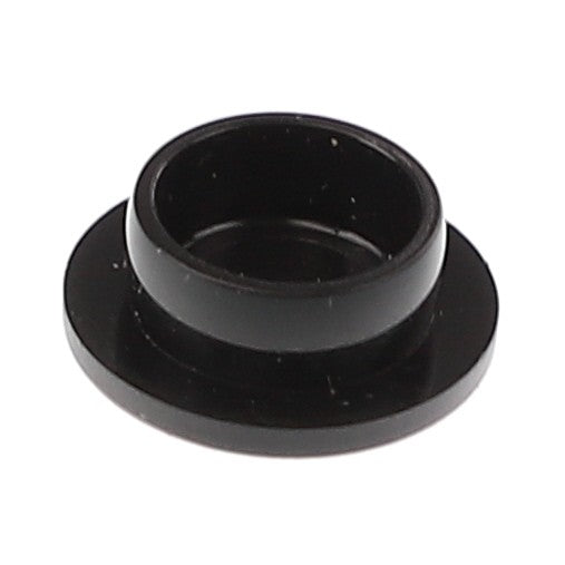 This AGCO | PROTECTIVE PLUG - CH193-5916, a black cylindrical plastic washer, features a raised circular edge. No current product description information is available.