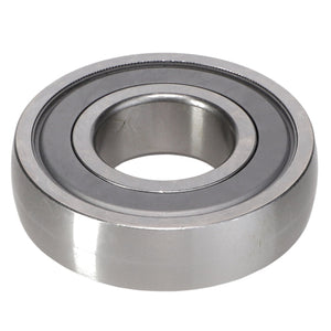 Close-up of a cylindrical metal AGCO | BEARING - 8050643 with an inner and outer ring separated by ball bearings. No current product description available.