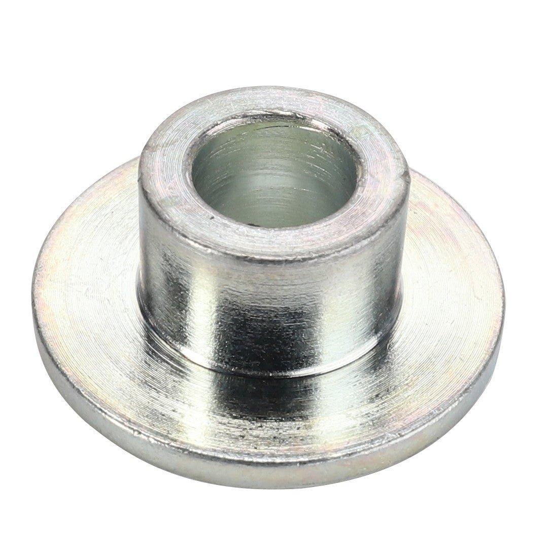 Introducing the AGCO | ACTUATOR - D28280947, a meticulously engineered metal flanged bushing featuring a cylindrical center hole and a flat, wide base. The shiny and polished metal surface enhances its aesthetic appeal. For further details on this product, please refer to the manufacturer’s information provided by AGCO.