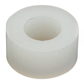 A white cylindrical item with a central hole, resembling a spacer or washer, is shown isolated on a white background. This product is the AGCO | Spacer - Acp0246540 by AGCO. Currently, no additional description is available.