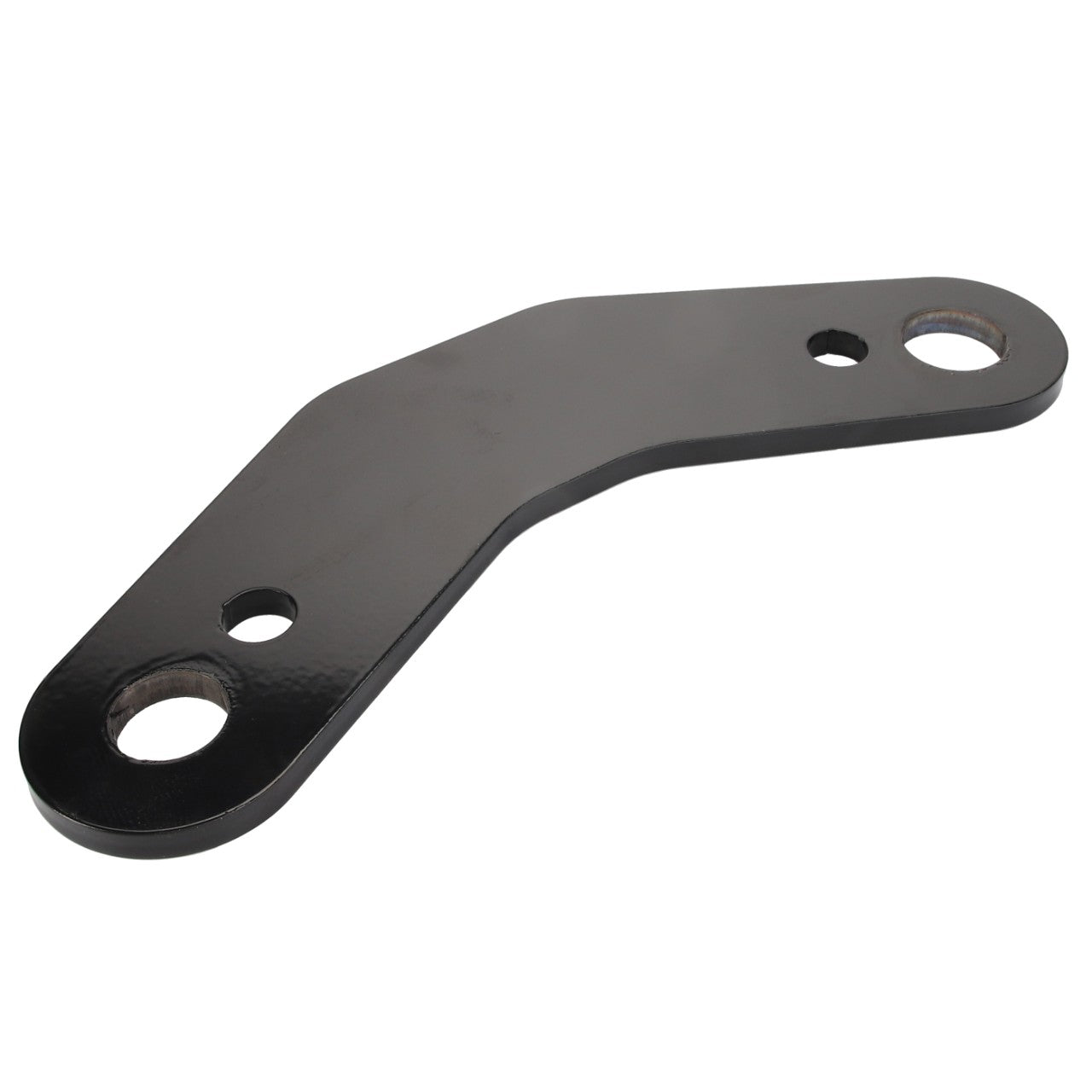 Metal bracket by AGCO with a black finish and three circular holes at varying positions, product name AGCO | LINK - AL5214111. No current product description information is available.