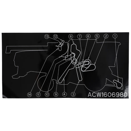 AGCO | Decal, Left Hand - Acw1606990 - Farming Parts