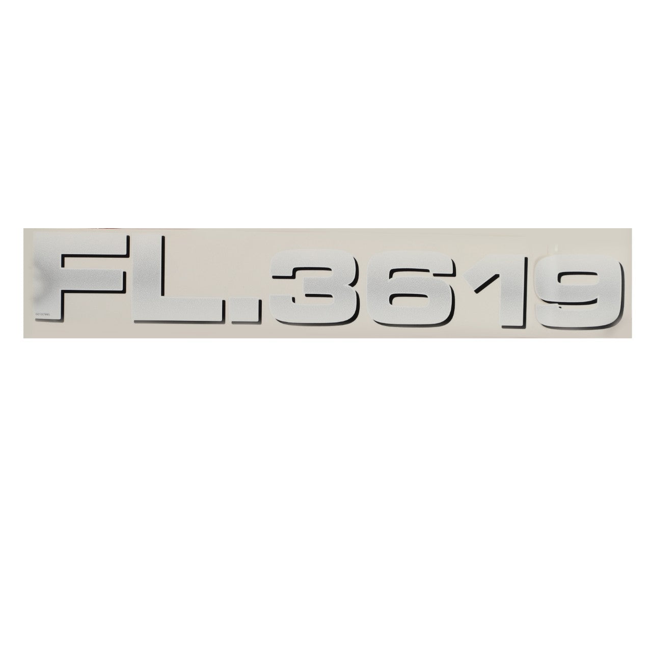 A white background featuring the text "FL.3619" in gray raised letters, associated with AGCO's model decal, product code Acp0298580. No current product description available.