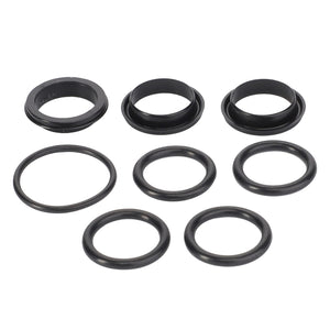 A set of eight black rubber O-rings and gaskets of various sizes on a white background. This product is the AGCO | SEALS KIT - AL5036211 from the brand AGCO. Currently, no additional product description information is available.