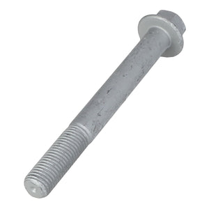 Introducing the AGCO Hex Flange Head Machine Screw (Acw1027320): A metal hex bolt featuring threading at one end and a flange-like base near the hexagonal head.