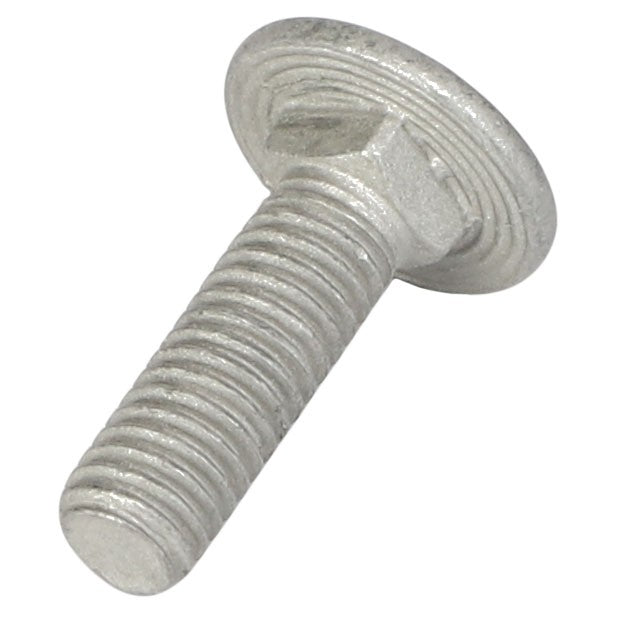 The AGCO Round Head Square Neck Carriage Bolt - Acw1059380 is a metallic bolt featuring a flat, round head and a threaded body. Full product description information is not currently available.