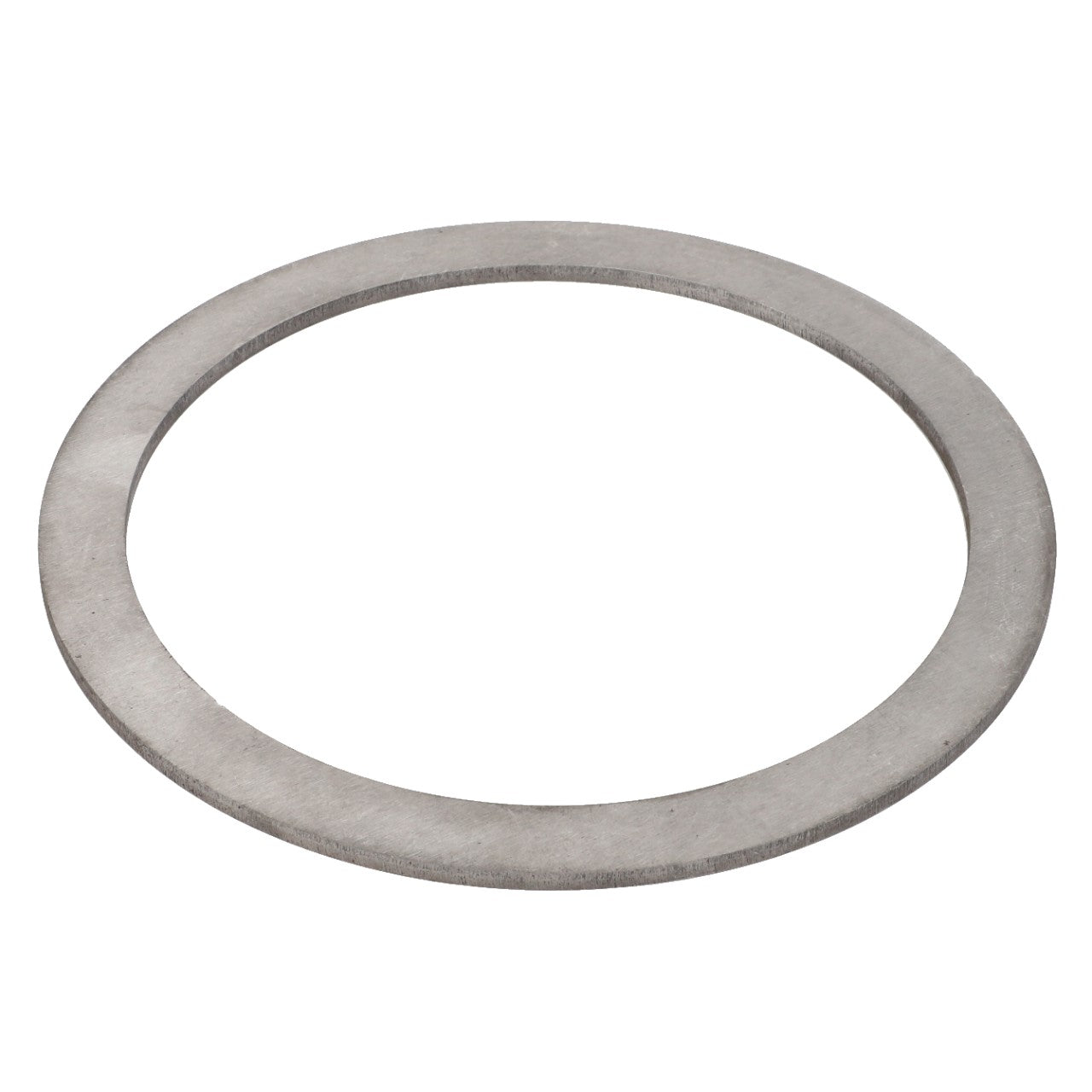 A flat, circular metal ring gasket with a wide outer edge and a large central hole, identified as the AGCO | Adjusting Washer - Acp0369210 by brand AGCO, positioned against a white background. No current product description available.