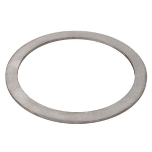 A flat, circular metal ring gasket with a wide outer edge and a large central hole, identified as the AGCO | Adjusting Washer - Acp0369210 by brand AGCO, positioned against a white background. No current product description available.