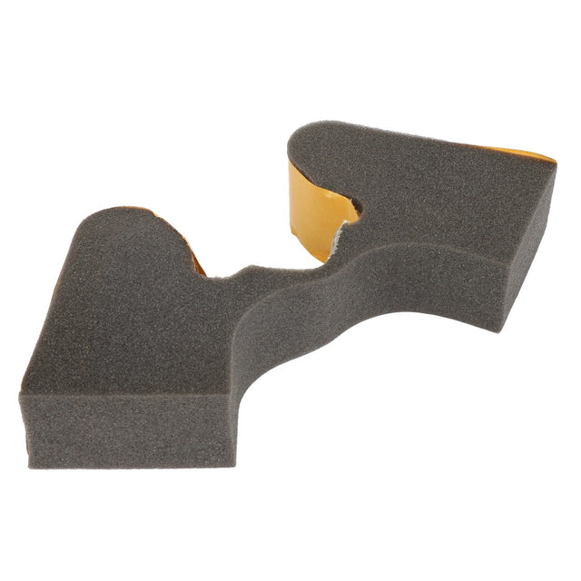 The AGCO | Panel - Acp0333100 is a gray foam insert with a contoured shape, featuring an adhesive backing that is partially exposed. No current product description is available.