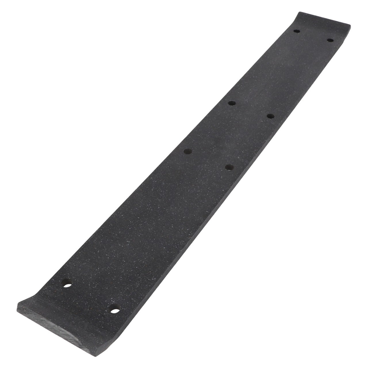 Product Description: The AGCO Skid - Acw6742820 is a flat, black rubber strip featuring multiple evenly spaced holes along its length. More detailed product information and description are currently unavailable.