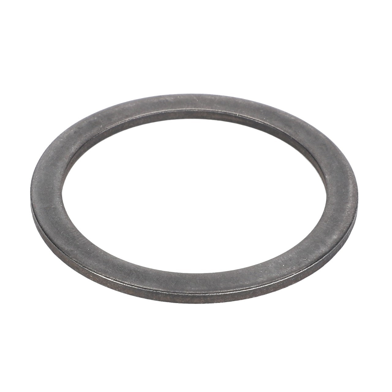 The AGCO | Disc - F339300020420, a circular metal washer from AGCO, features a smooth, flat surface and a precise central hole.