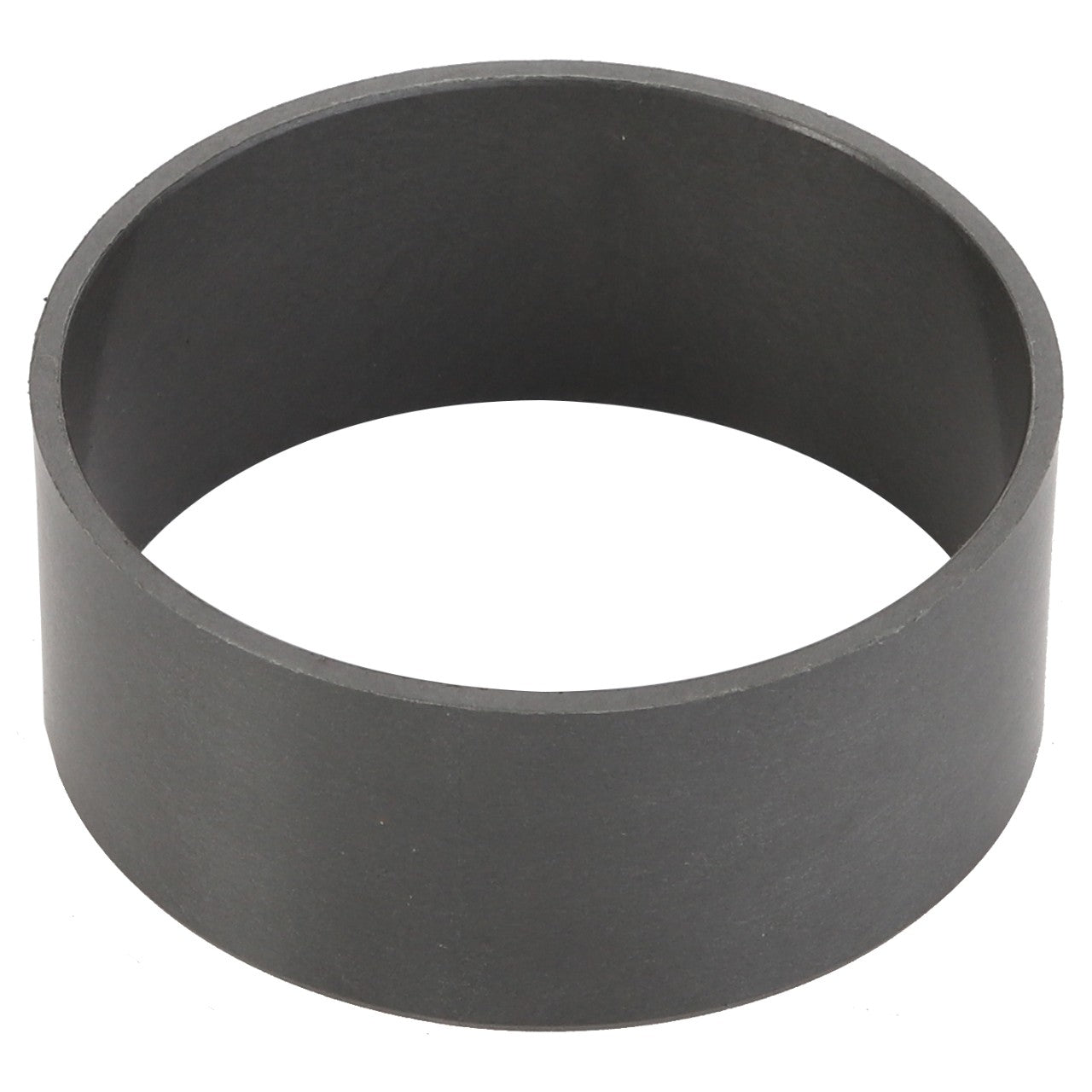 The AGCO | Spacer - Acw9353170 is a cylindrical, hollow, black ring with smooth surfaces and flat edges; however, it currently has no product description information available.