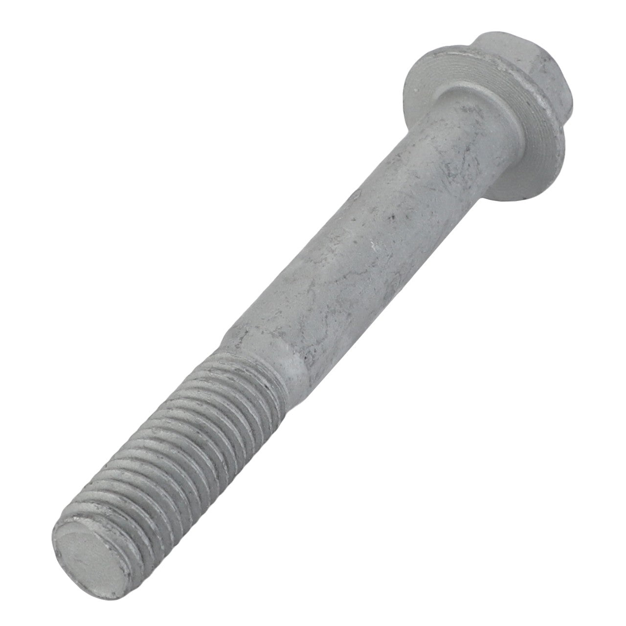 A close-up of the AGCO Hex Flange Head Machine Screw (model: Acw1040860) showcasing its silver, threaded bolt with a hexagonal head. No current product description information is available.