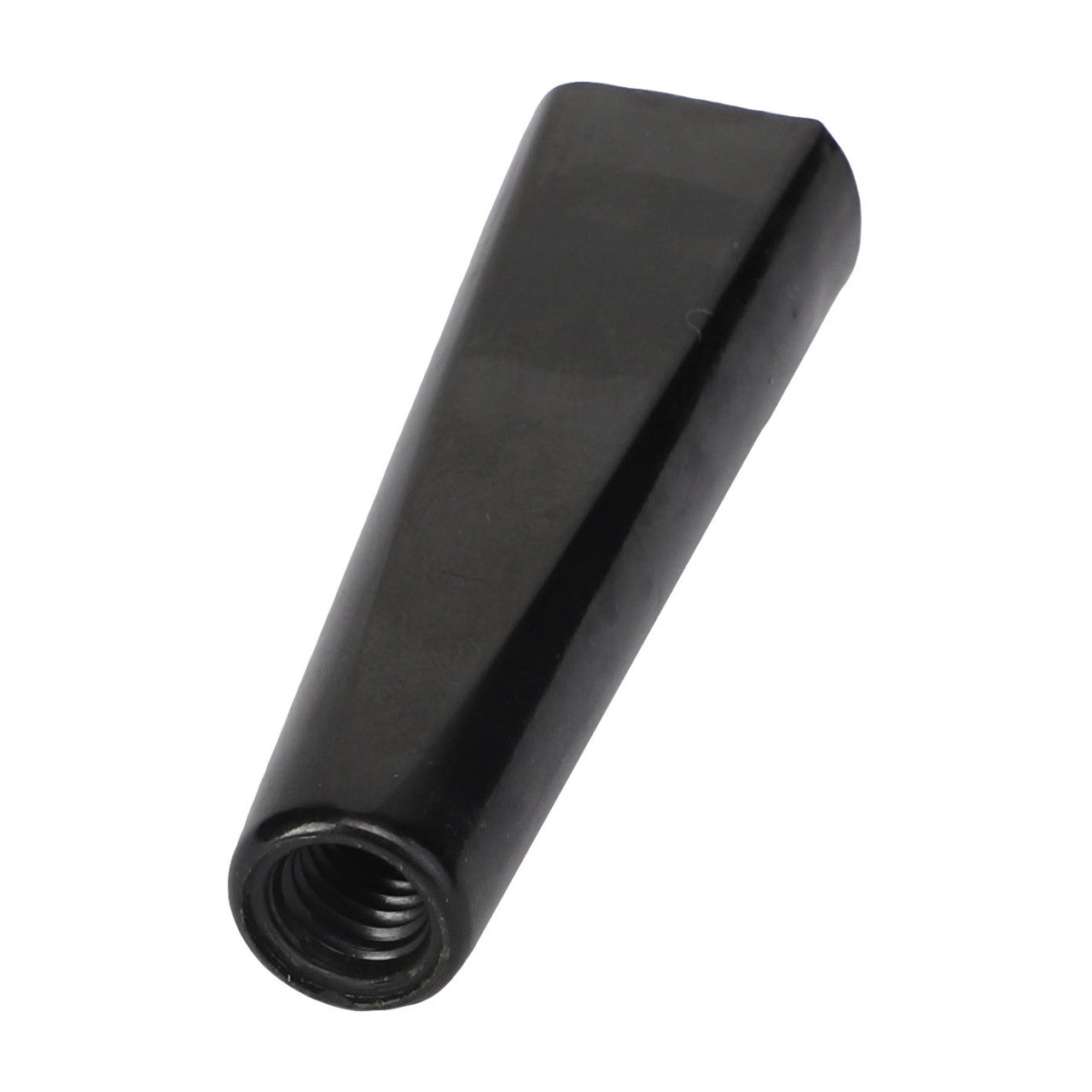 The AGCO Knob (1682855M2) is a black conical handle with a threaded end, suitable for Fendt Models.