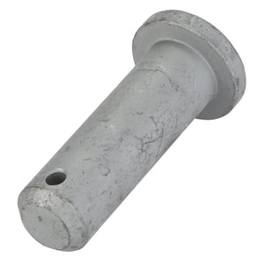 The AGCO Clevis Pin - Acw153000A is a cylindrical metal pin featuring a flared head and a hole near the opposite end.