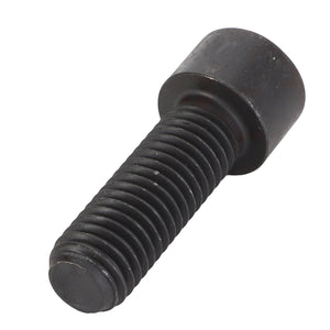 Close-up image of the AGCO BOLT - D26740242, a black metal bolt featuring a hexagonal socket head and a threaded body. No current product description information available.