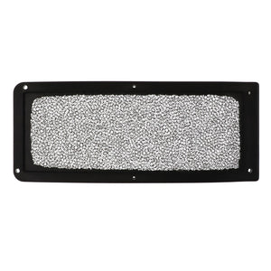 The AGCO Filter - Acx305367A is a rectangular foam air filter housed in a sleek black plastic frame featuring multiple mounting holes for easy installation.