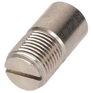 The AGCO | STOP - AG057770 is a metal thumb screw featuring a slotted head and threaded body, designed for manually fastening materials without the need for a screwdriver. No current product description information is available.