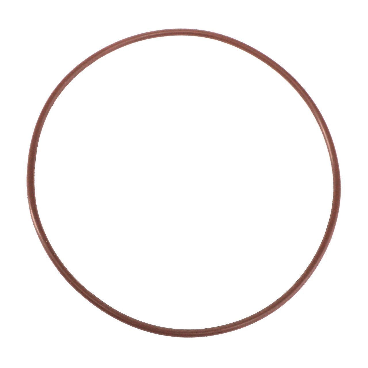 An AGCO O-Ring (Acw4024980), identifiable by its circular brown rubber design, distinctly isolated on a pristine white background.