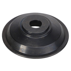 A black, circular rubber gasket with a central hole, identified as the AGCO | Flange - Acw1539330 by the brand AGCO, sits against a plain white background.