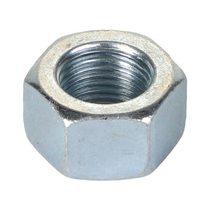 A close-up image of a hexagonal metal nut with internal threading, typically paired with the AGCO Hexagonal Head Bolt (Model AG561400) for fastening purposes. Current product description information is not available from AGCO.