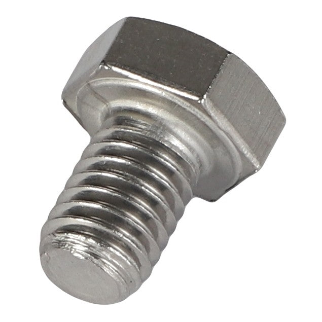 A close-up image of the AGCO hexagon flange bolt (Acw0920590) with a threaded shaft shines prominently.