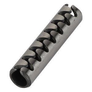 The AGCO | PIN - AG715337 is a cylindrical metal component featuring a wavy cutout pattern running along its length. Currently, no additional product description information is available.