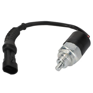 AGCO | Sensor - Acp0326400: An automotive sensor featuring a connector cable with black wiring and a metallic housing. Currently, there is no detailed product description available.