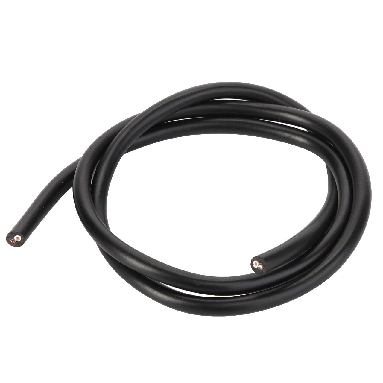 A length of black, coiled electrical wire with exposed copper ends branded as AGCO | Cable - Fel153224. No current product description available.