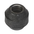 The AGCO | Mounting - 8027302 is a cylindrical metal object with a threaded inner hole and a wider base, designed for minimal maintenance. Its top outer surface appears textured and worn.