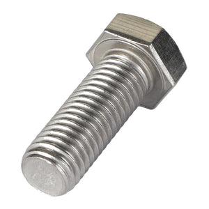 A close-up image of the AGCO BOLT - AG123272, featuring a silver hex bolt with a threaded shaft and a six-sided head. No current product description information is available.