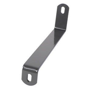 The AGCO | Strap - Acx2433620 is a metallic L-shaped bracket with two mounting holes. No current product description information is available.