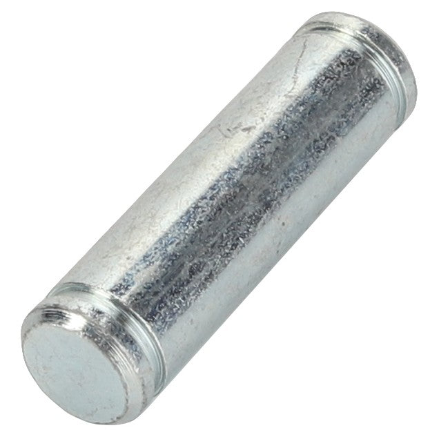 The AGCO Pin - Acp0279250 is a cylindrical metal pin with a smooth, shiny silver surface. It has flat ends and appears solid.