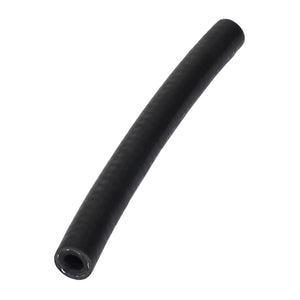 An AGCO Hose - Acw1730470, featuring a black rubber construction and a slightly curved shape, is displayed against a plain white background. Unfortunately, there is no additional product description information available at this time.