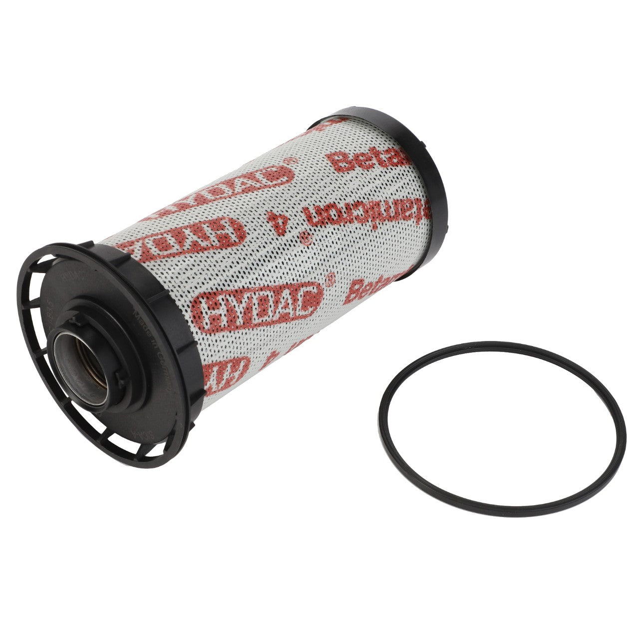 AGCO's Kit, Element - Acp0377550 hydraulic filter element featuring visible AGCO branding and includes a black rubber O-ring. No current product description available for this item.