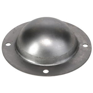 A metal hemispherical dome with a flat circular base, featuring four evenly spaced holes around its perimeter, branded as the AGCO | Hub - Acp0009530 by AGCO.